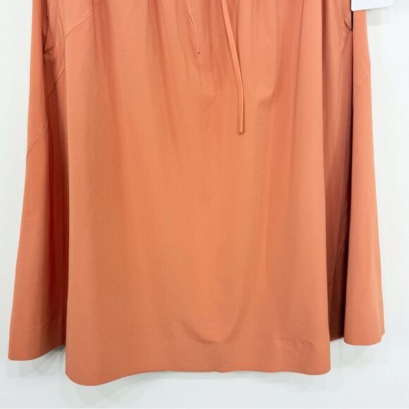 Athleta ARRIVAL Jupe Orange Packable Travel  Athleisure Performance Wear Skirt - Picture 10 of 16